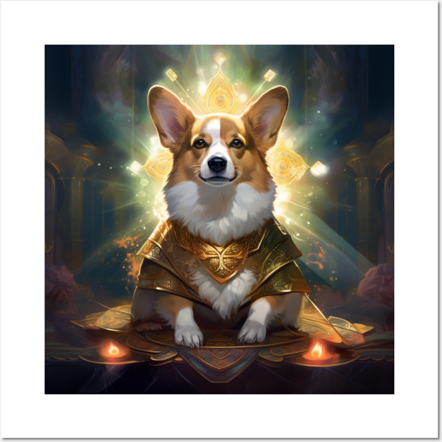 Corgi Goddess Wall Art by AtomicChonk